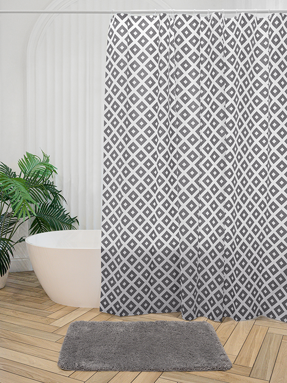 Штора для ванной Икат 
